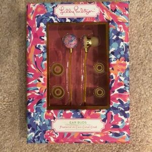 Lilly Pulitzer Colorful Ear Buds